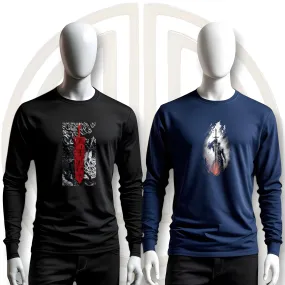Men's Long-Sleeve T-Shirts with Bold Graphic Designs | AUA&CO