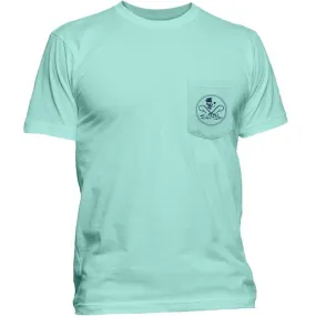 Men's Skull And Hooks Pocket Tee Shirt