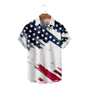 Men's Trendy Lapel Digital Printing Shirt - GlamzLife