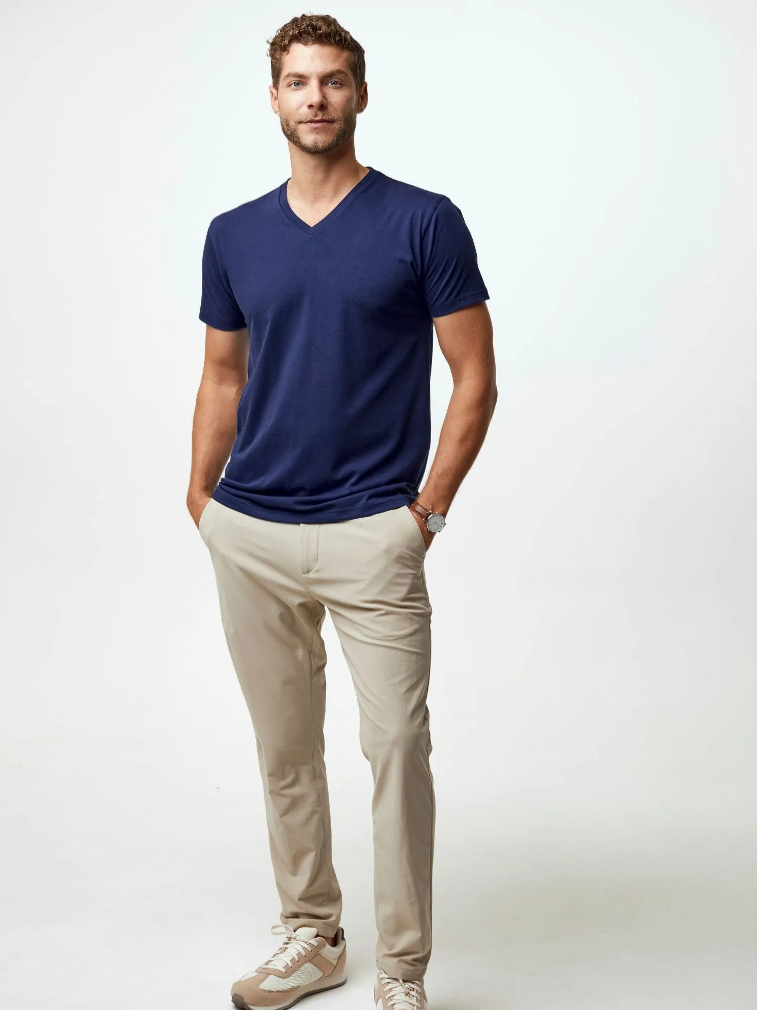 Midnight Blue V-Neck FINAL SALE