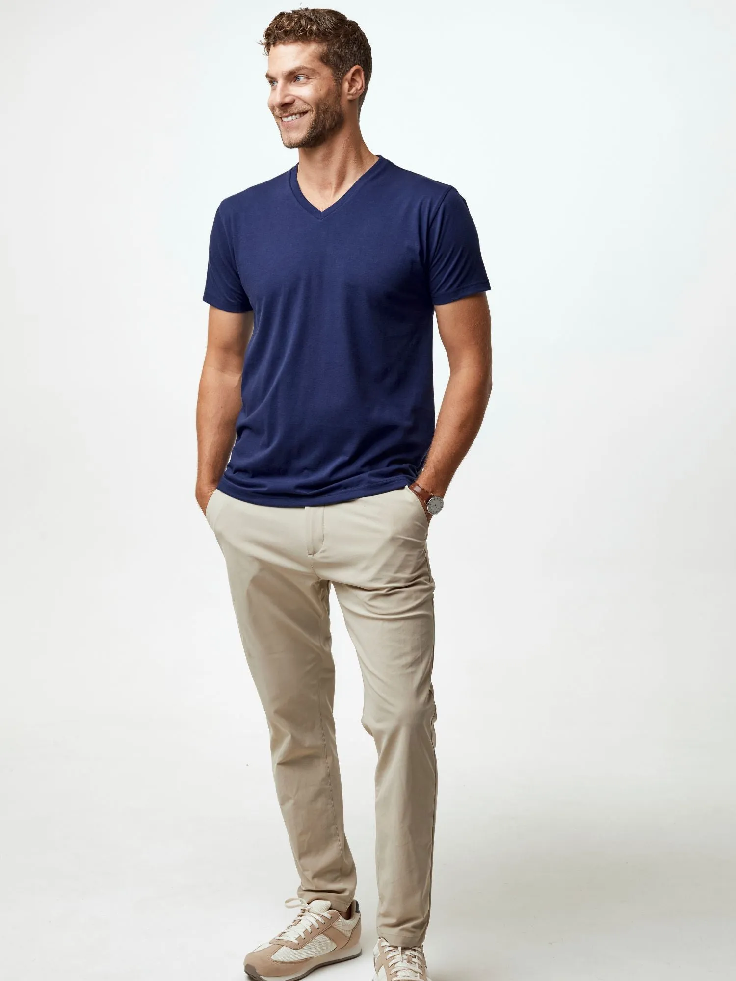 Midnight Blue V-Neck FINAL SALE