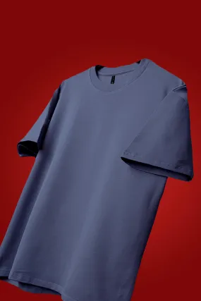 [MINOR FAULT] STEEL GRAY OVERSIZED T-SHIRT