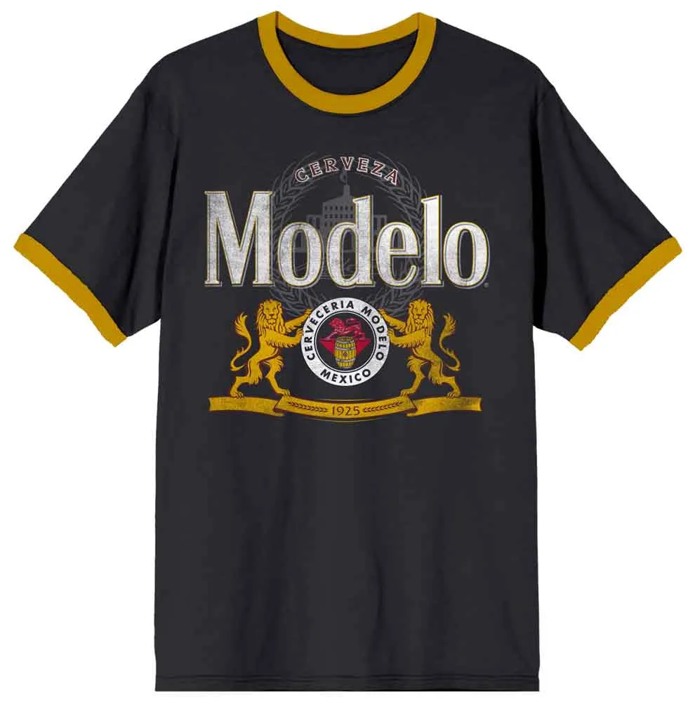 Modelo Vintage Ringer Unisex T-Shirt Sz Small