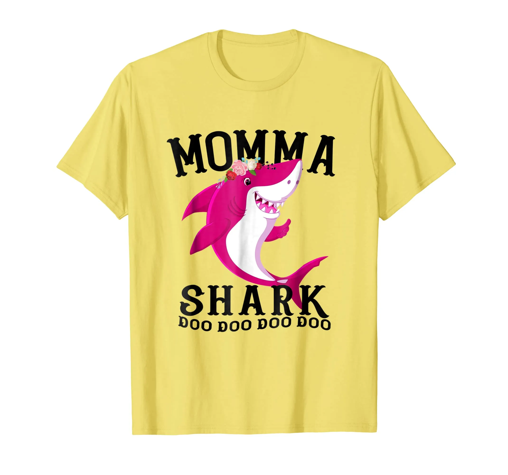 Momma Shark T Shirt Mother Grandma Halloween Christmas