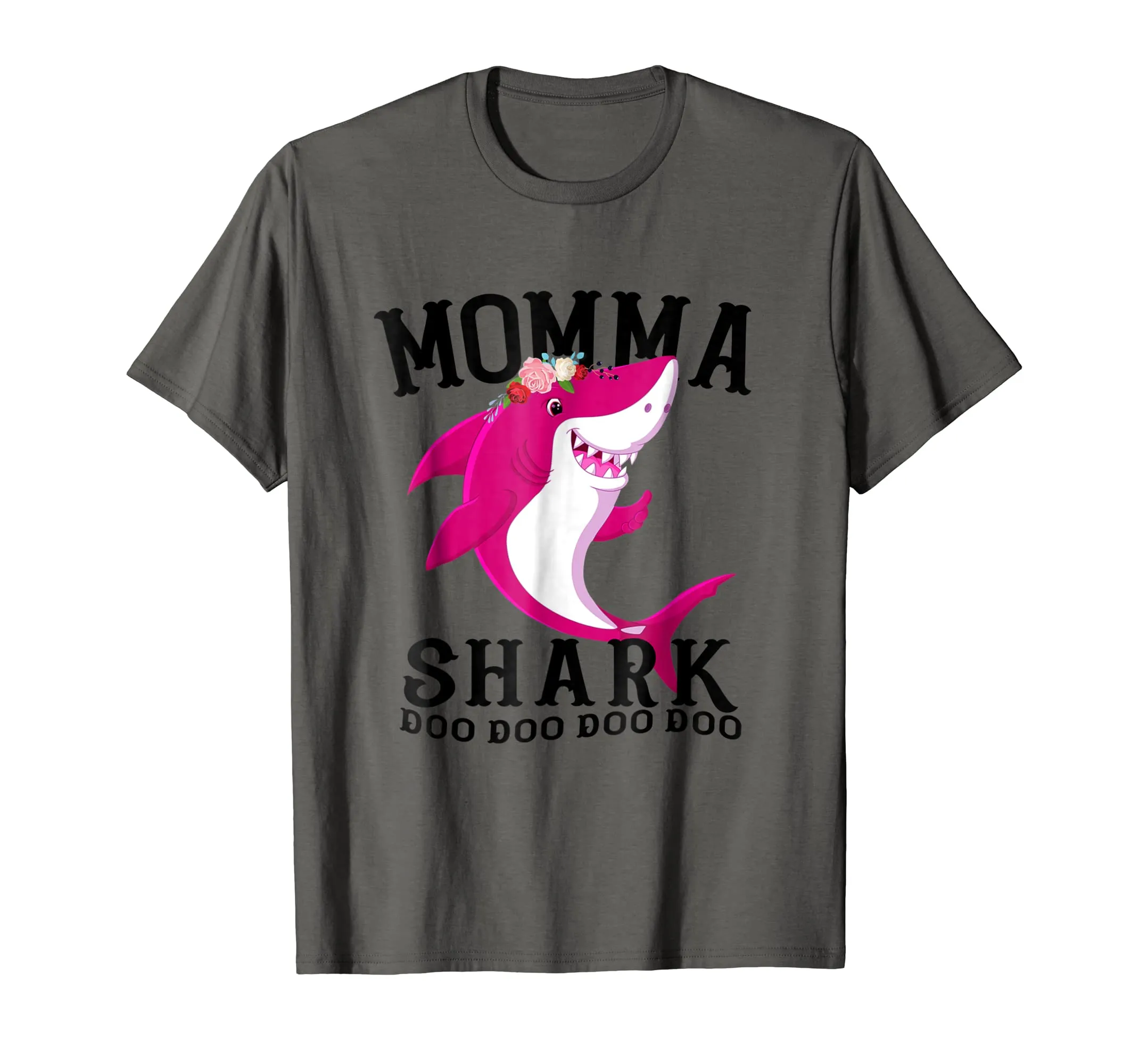 Momma Shark T Shirt Mother Grandma Halloween Christmas