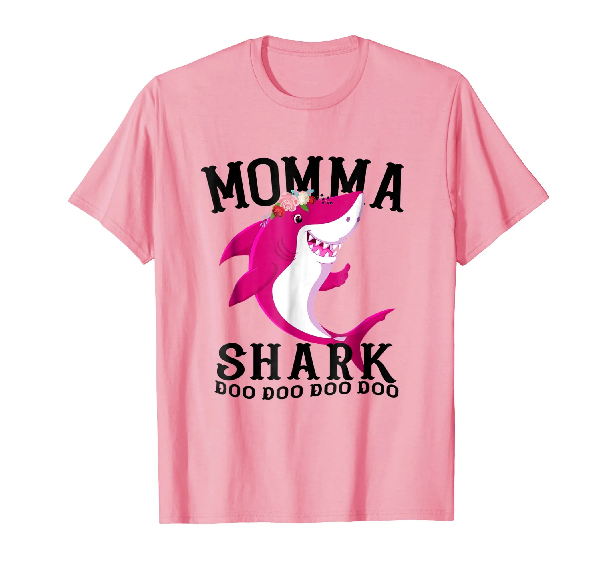 Momma Shark T Shirt Mother Grandma Halloween Christmas