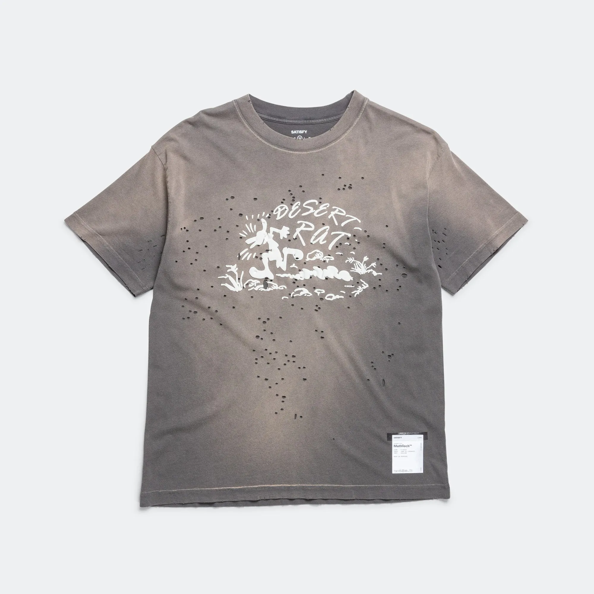 MothTech T-Shirt - Sun Bleached Charcoal