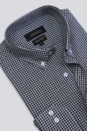 Multicolor Mini-Check Casual Shirt