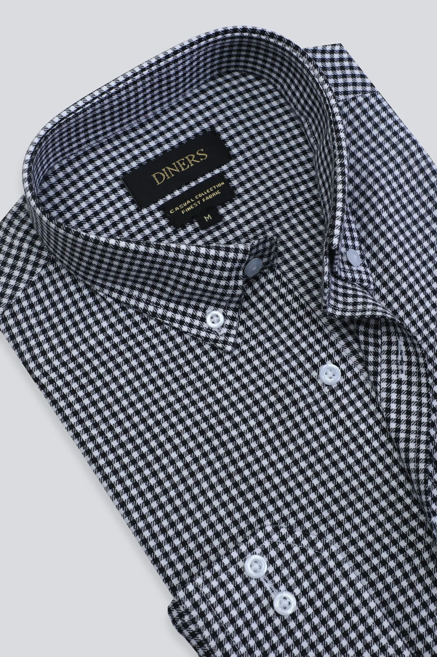 Multicolor Mini-Check Casual Shirt