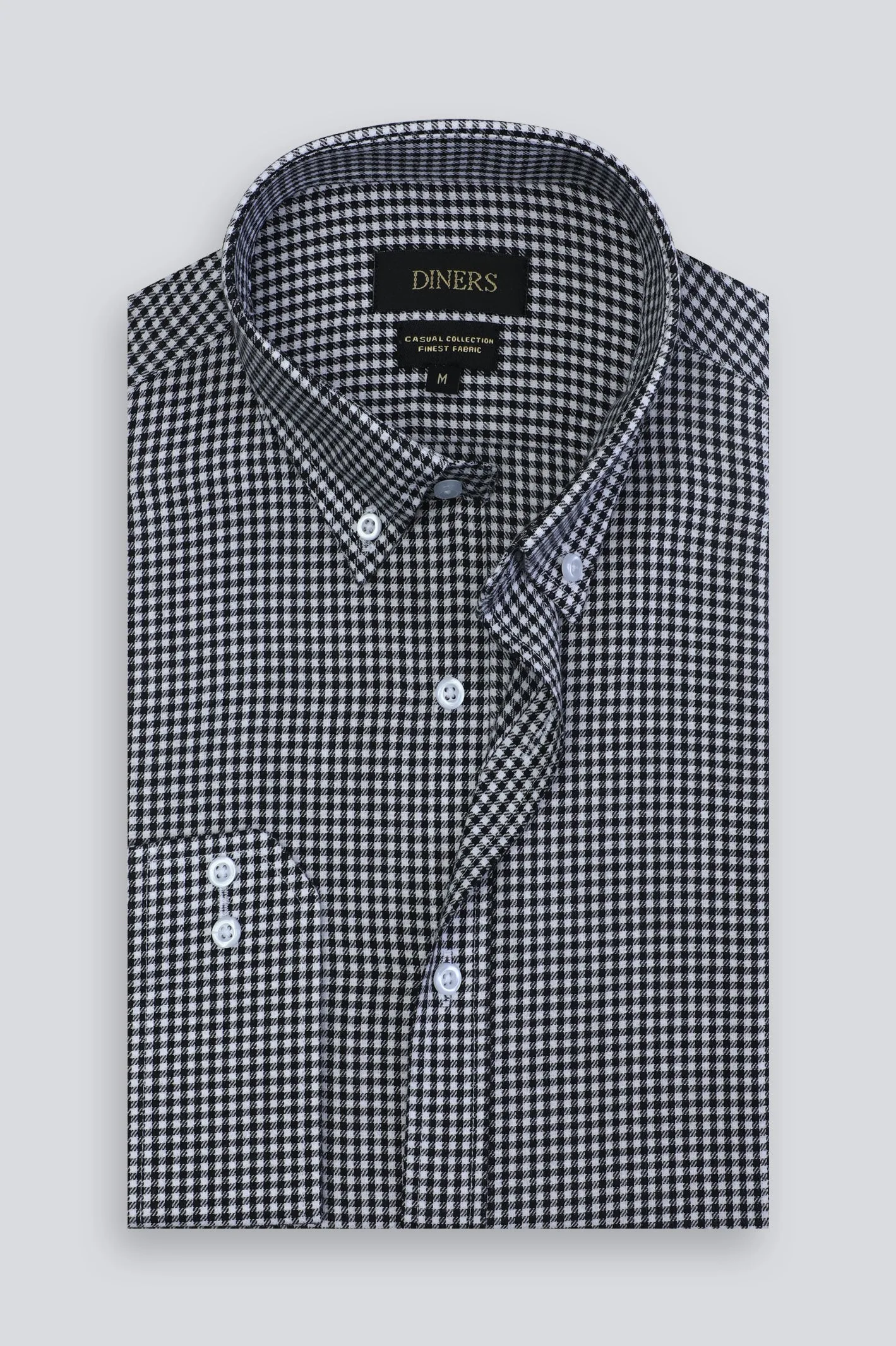 Multicolor Mini-Check Casual Shirt