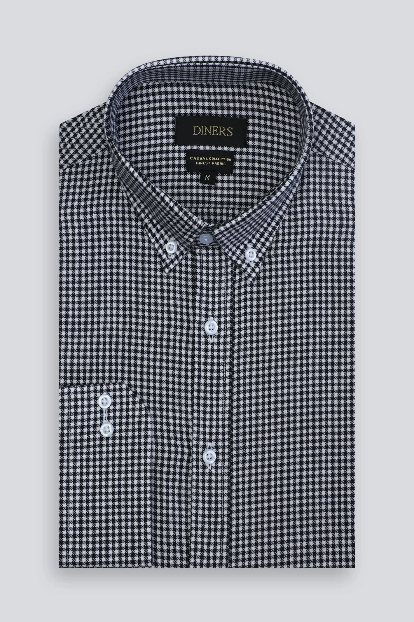 Multicolor Mini-Check Casual Shirt