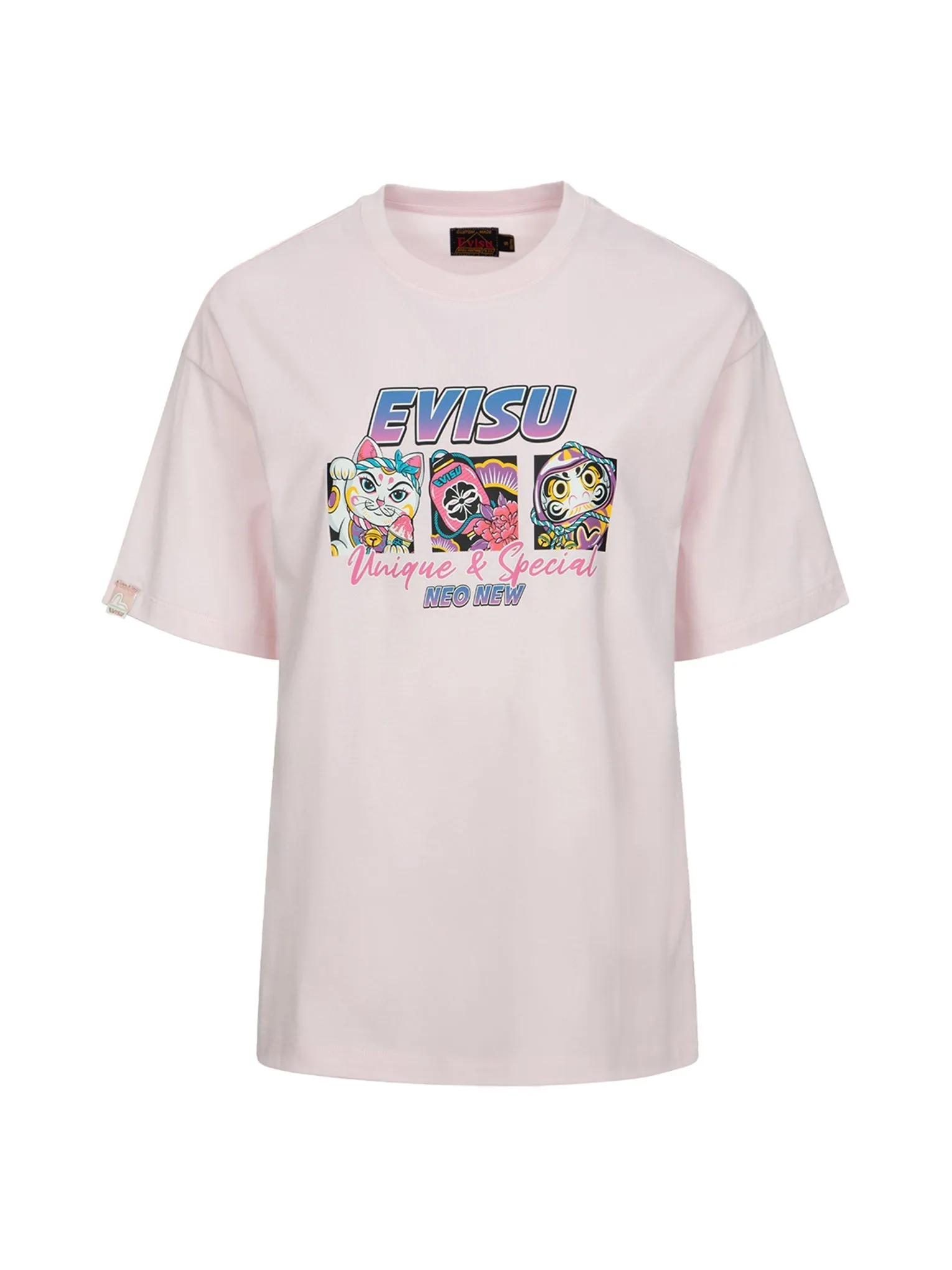Multiple Print Oversized T-shirt