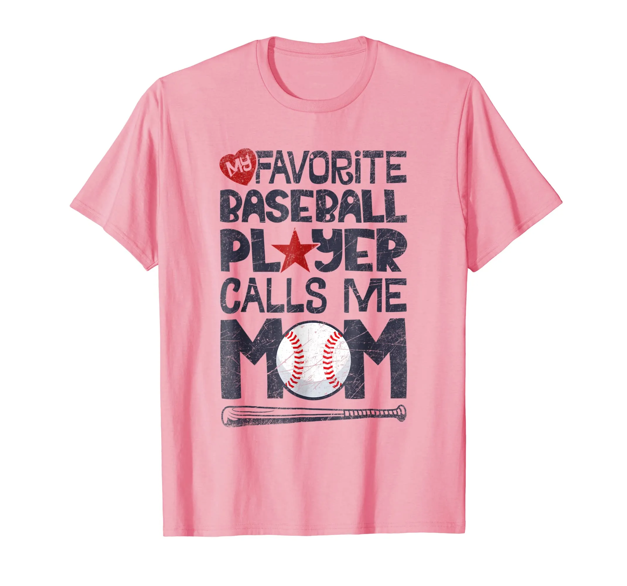 My Favorite Baseball Player Calls Me Mom T shirt Moms Mother
