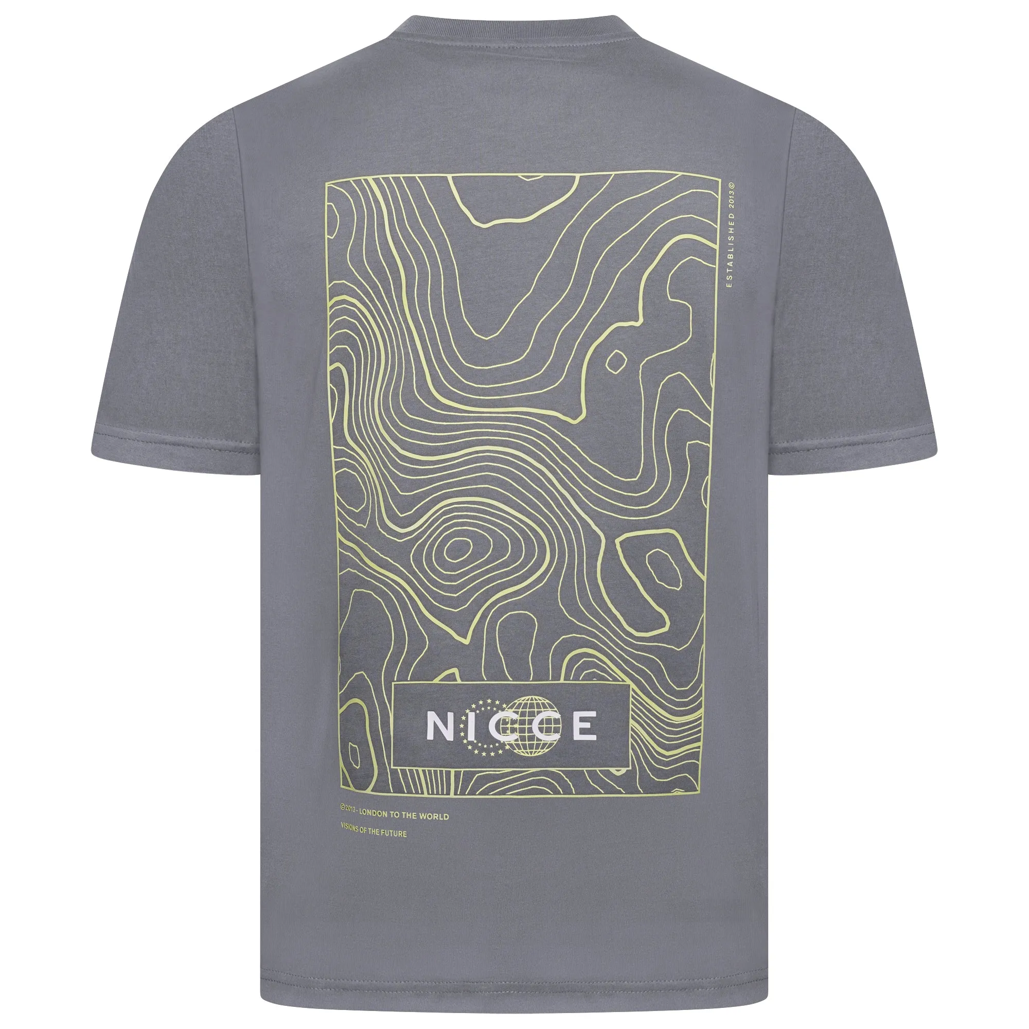 NICCE Mens Katto T-Shirt | Steel Grey