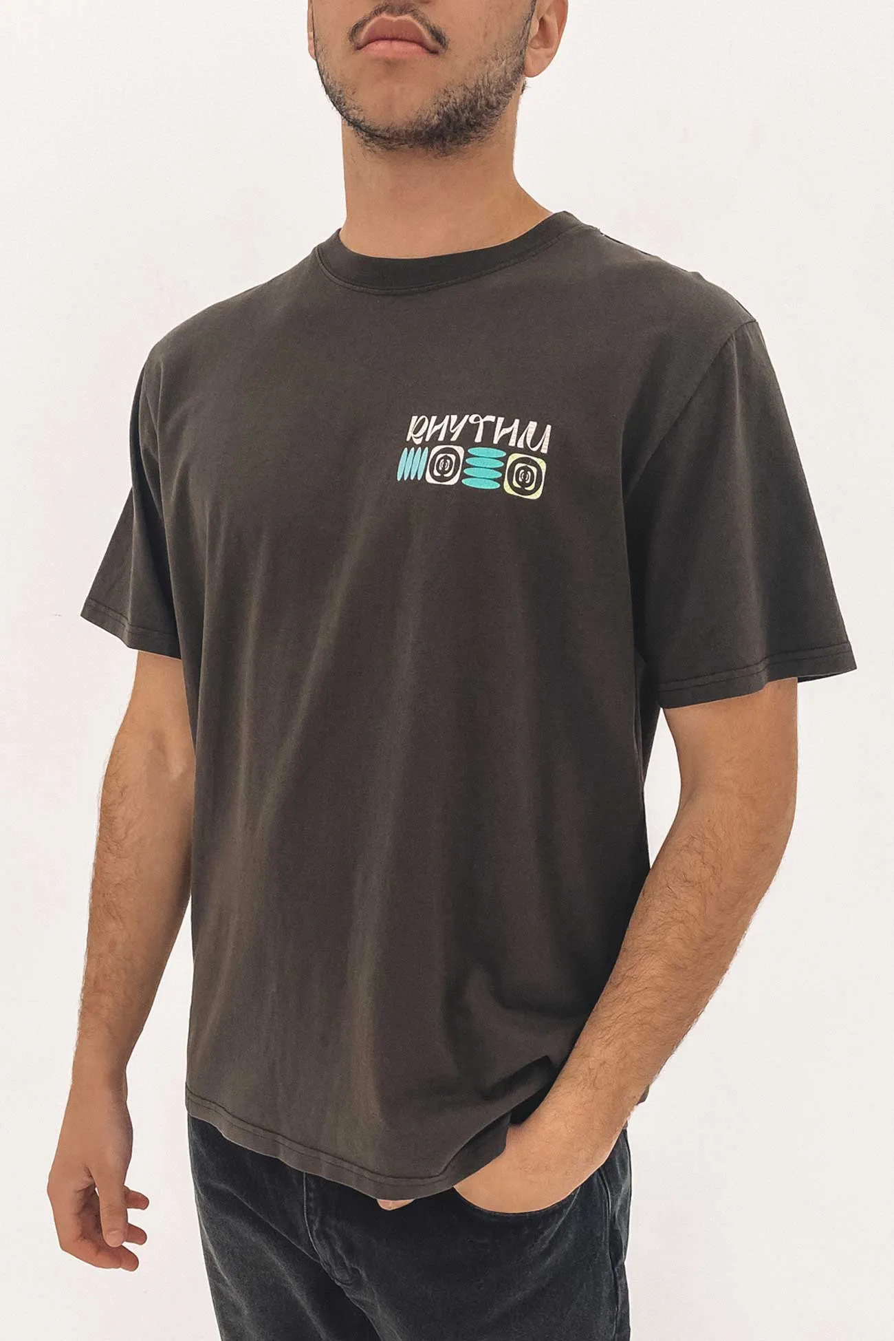 Notch Vintage Short Sleeve T-Shirt Vintage Black