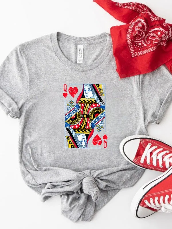 Ocean and 7th PLUS SIZE Queen of Hearts Graphic Tee
