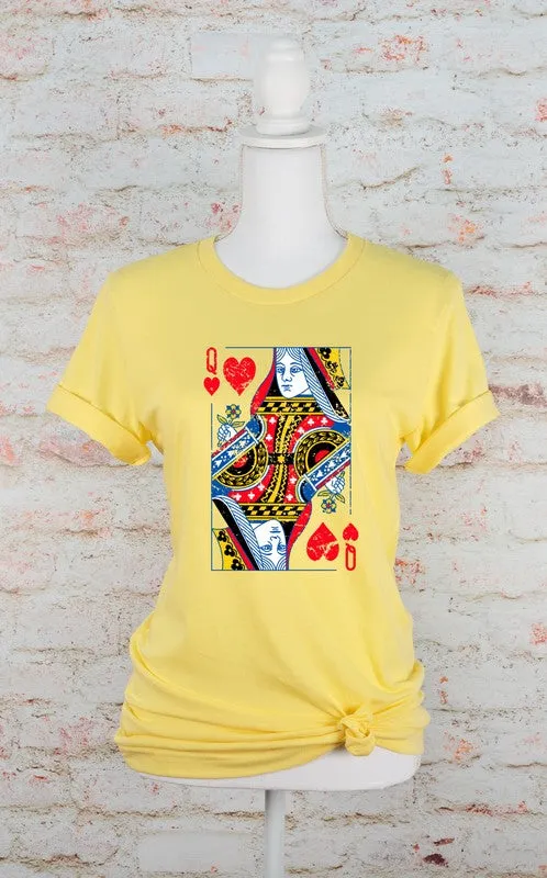 Ocean and 7th PLUS SIZE Queen of Hearts Graphic Tee