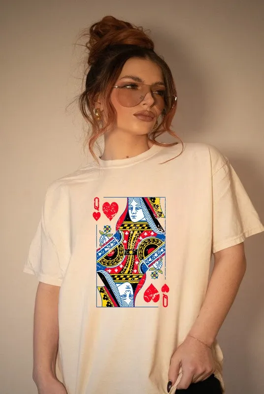 Ocean and 7th PLUS SIZE Queen of Hearts Graphic Tee