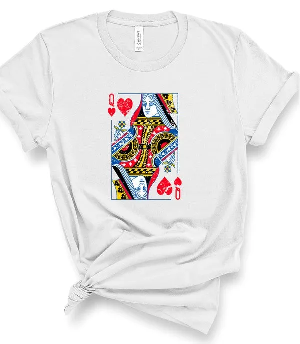 Ocean and 7th PLUS SIZE Queen of Hearts Graphic Tee
