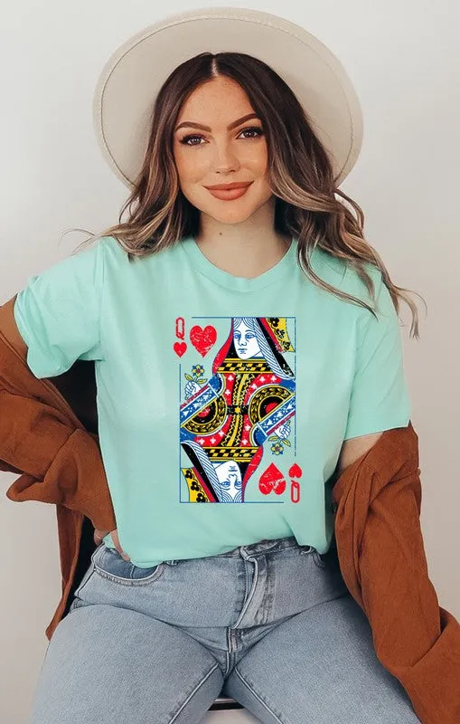 Ocean and 7th PLUS SIZE Queen of Hearts Graphic Tee