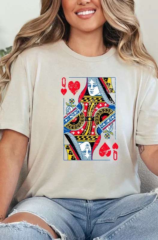 Ocean and 7th PLUS SIZE Queen of Hearts Graphic Tee