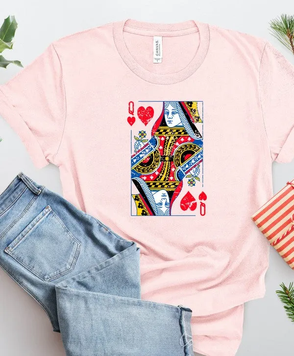 Ocean and 7th PLUS SIZE Queen of Hearts Graphic Tee