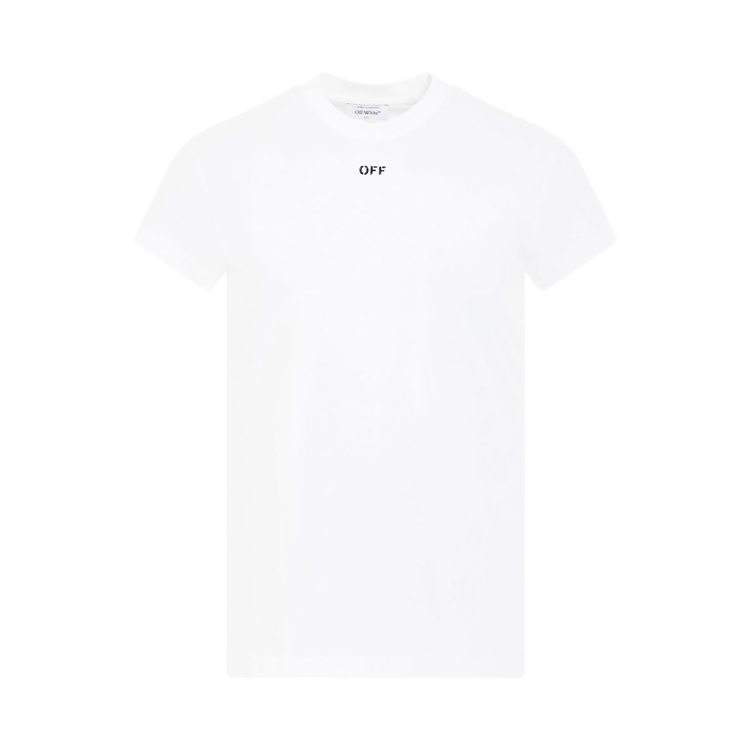 Off Stamp Shaped T-Shirt in White