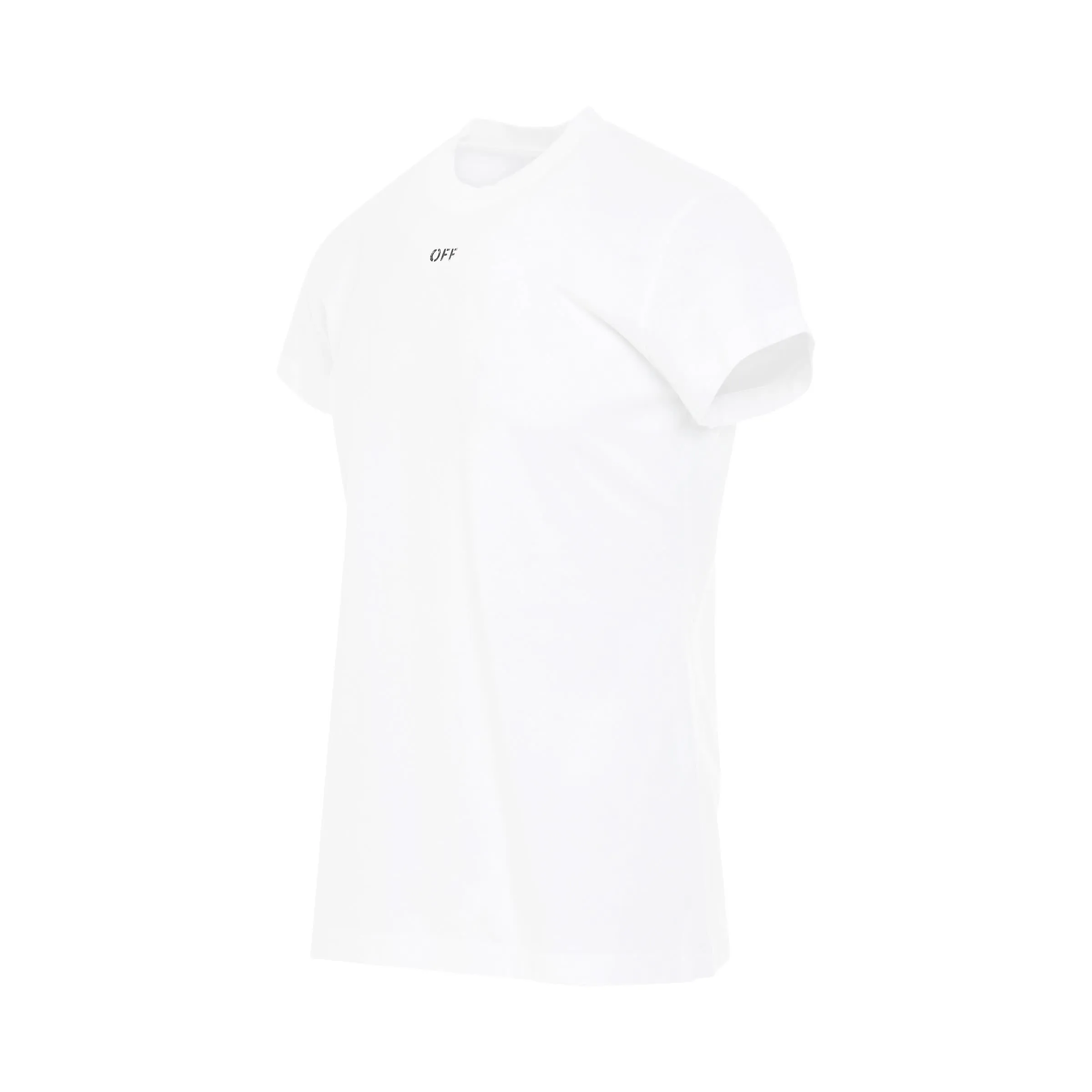 Off Stamp Shaped T-Shirt in White