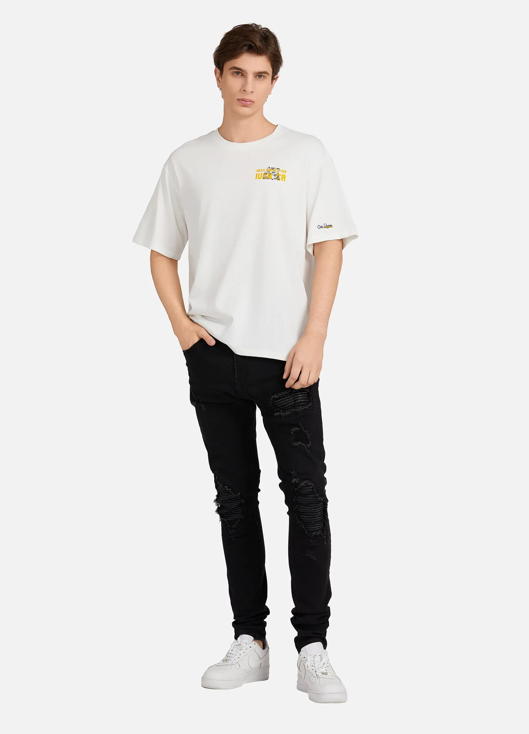 OOLA Unisex 100% Heavy Cotton T-Shirt Short Sleeve Couple T Shirts
