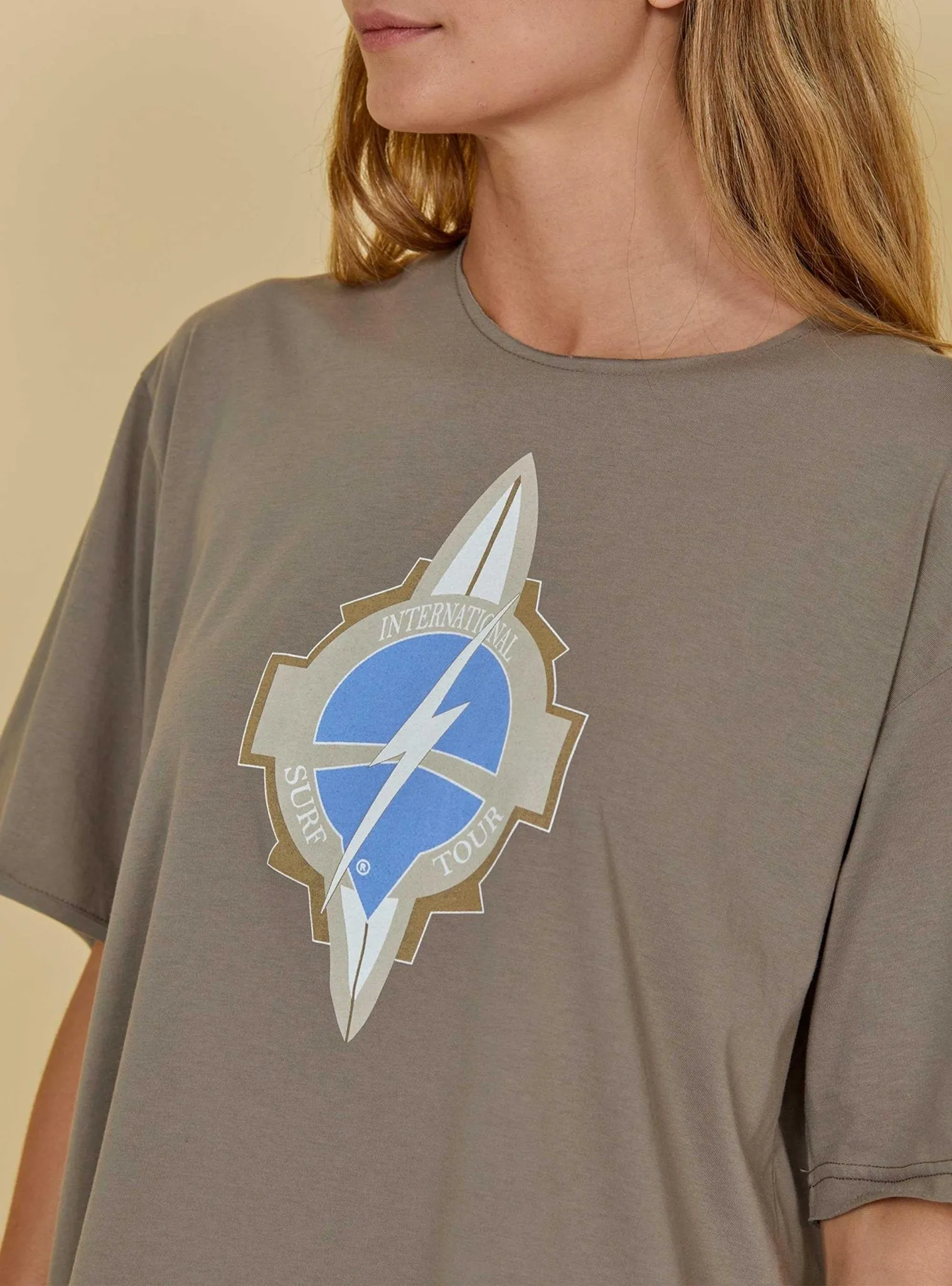 OVERSIZED T-SHIRT WITH FRONT PRINT