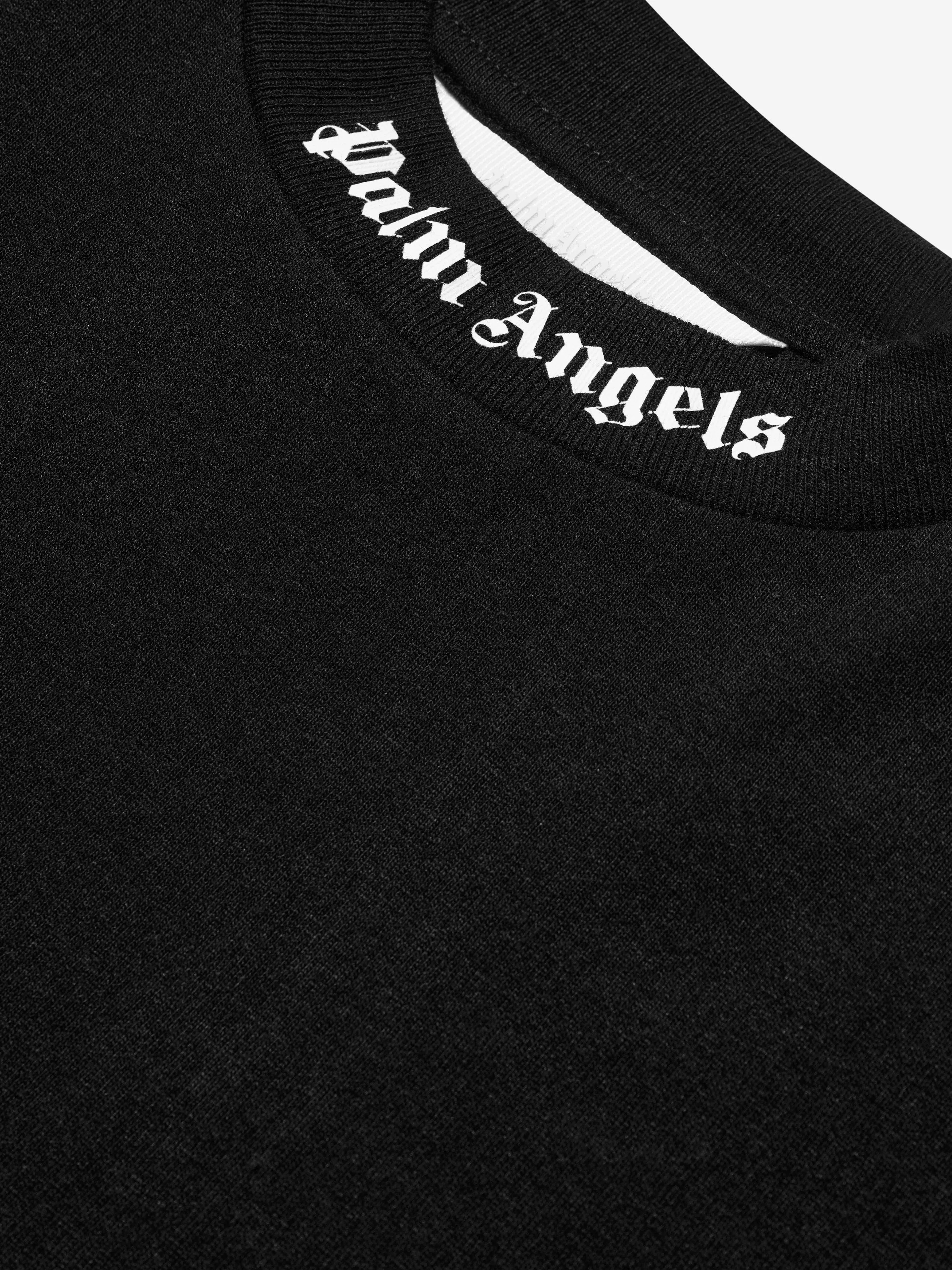 Palm Angels Boys Classic Logo T-Shirt in Black