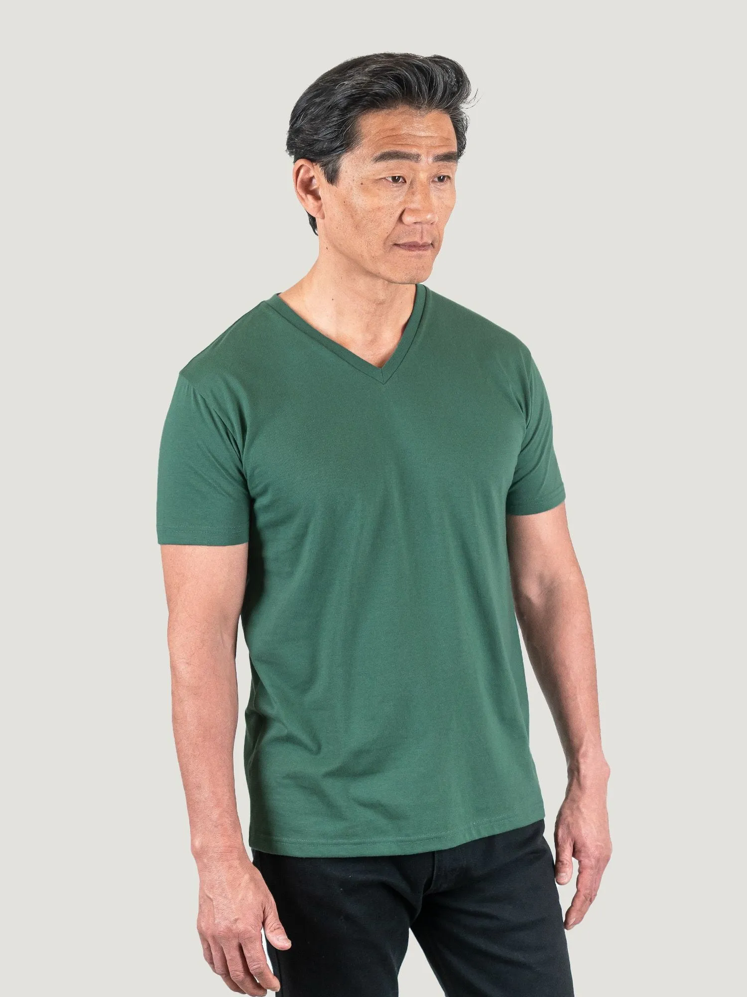 Pine Green V-Neck FINAL SALE