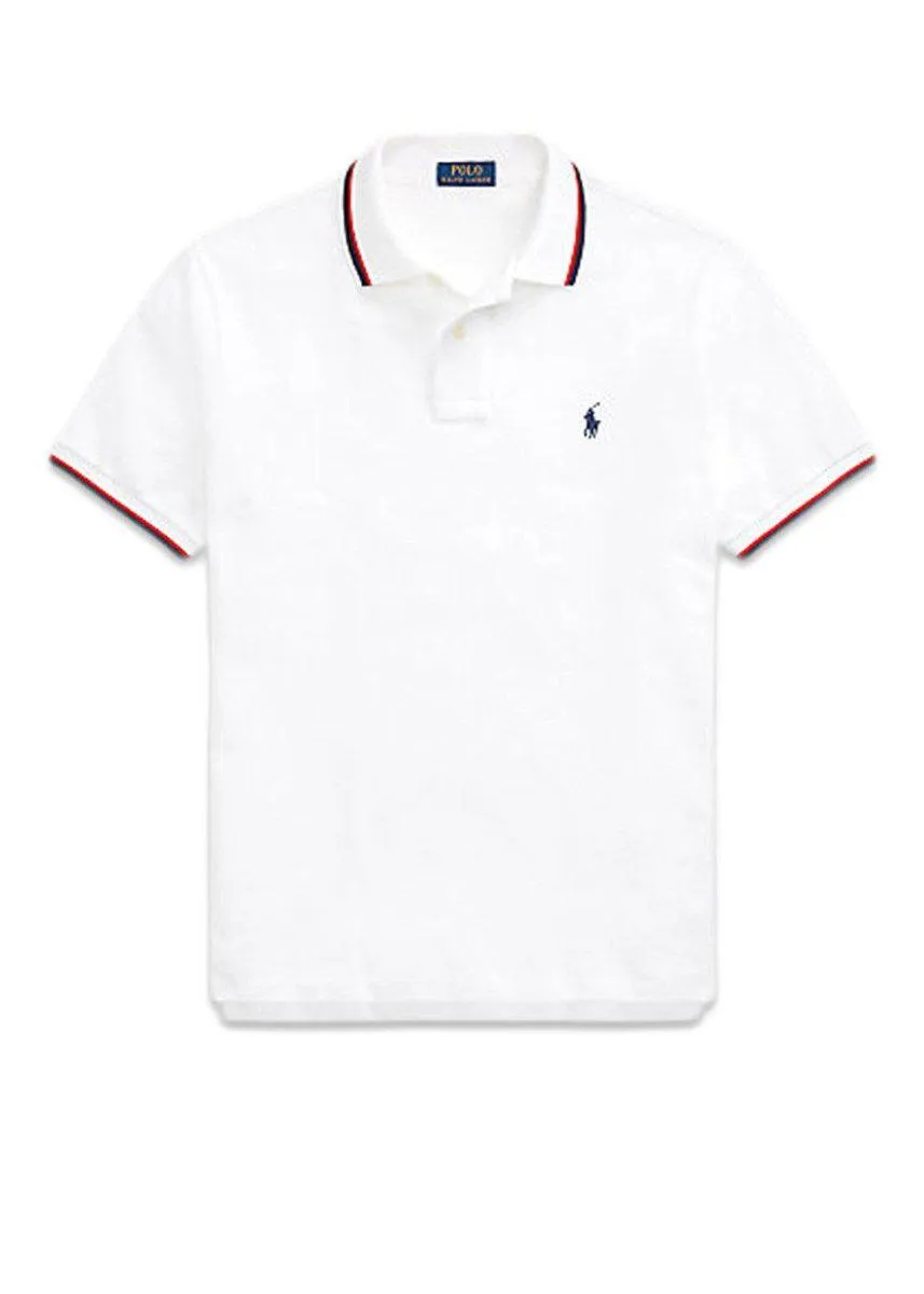 Polo Custom Slim Fit - White