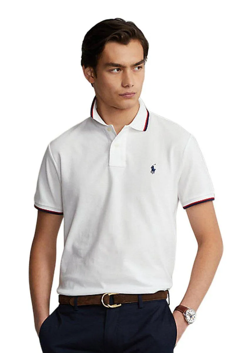 Polo Custom Slim Fit - White
