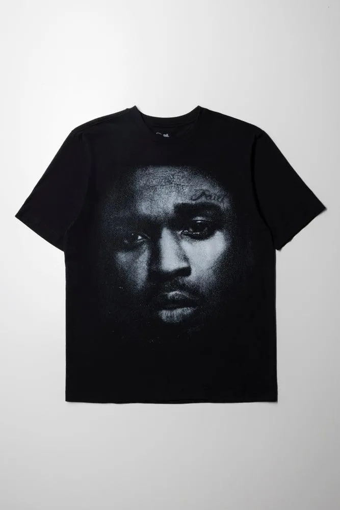 Pop Smoke Back And Front Print Tshirt Black