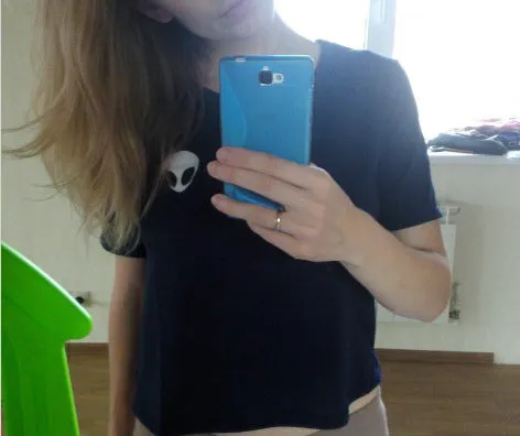 Popular Casual Trendy SMLPrinted Short Sleeve T-Shirt Women T-Shirt