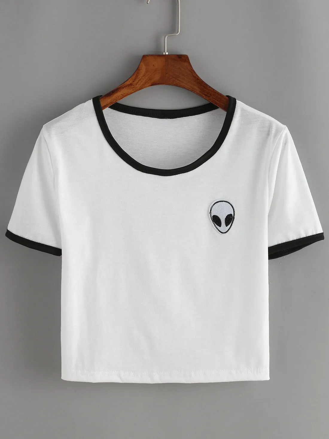Popular Casual Trendy SMLPrinted Short Sleeve T-Shirt Women T-Shirt