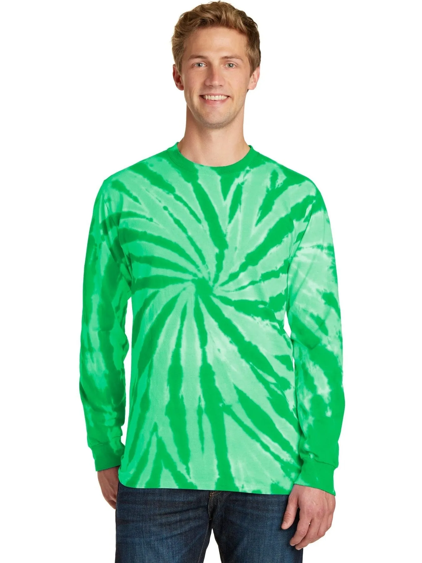 Port & Company Tie-Dye Long Sleeve Tee