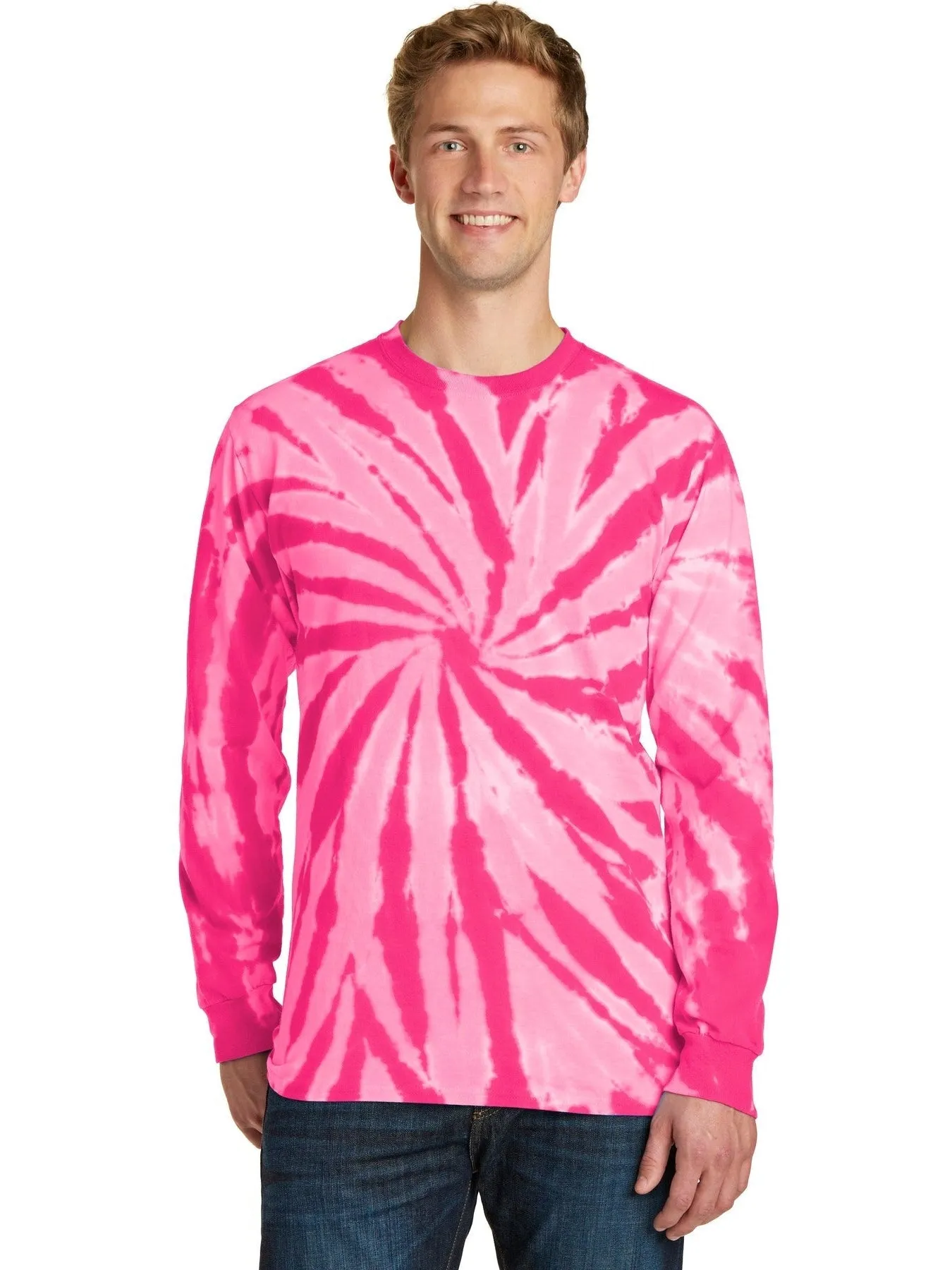 Port & Company Tie-Dye Long Sleeve Tee