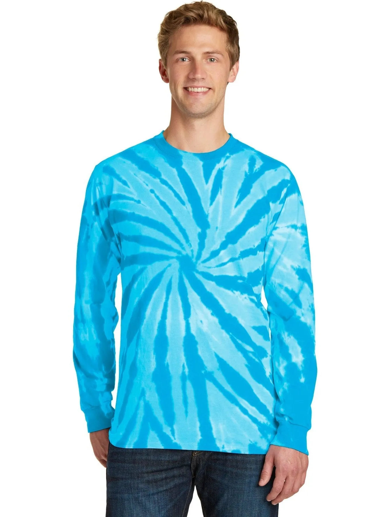 Port & Company Tie-Dye Long Sleeve Tee