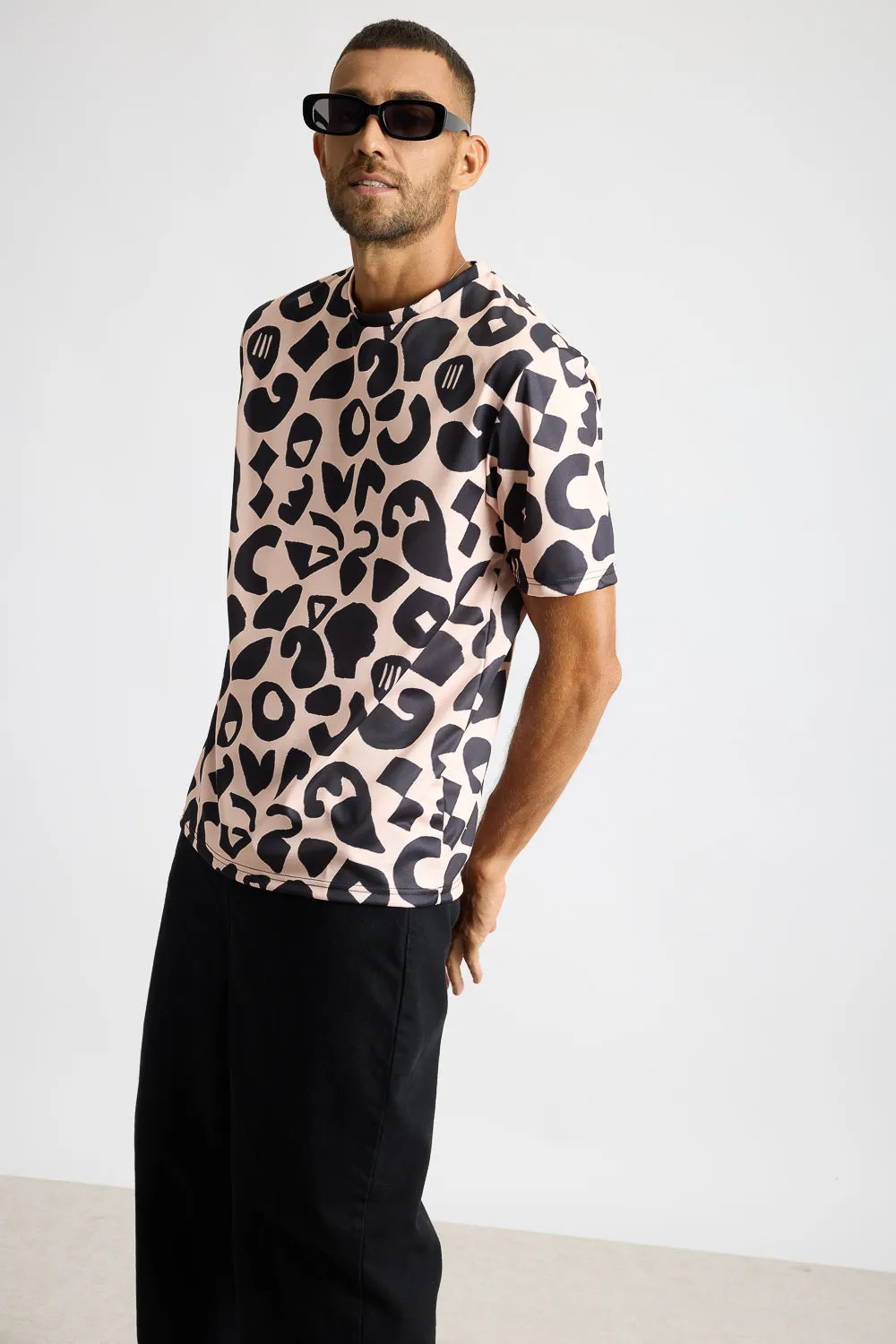 Printed Men's T-Shirt - Spotty