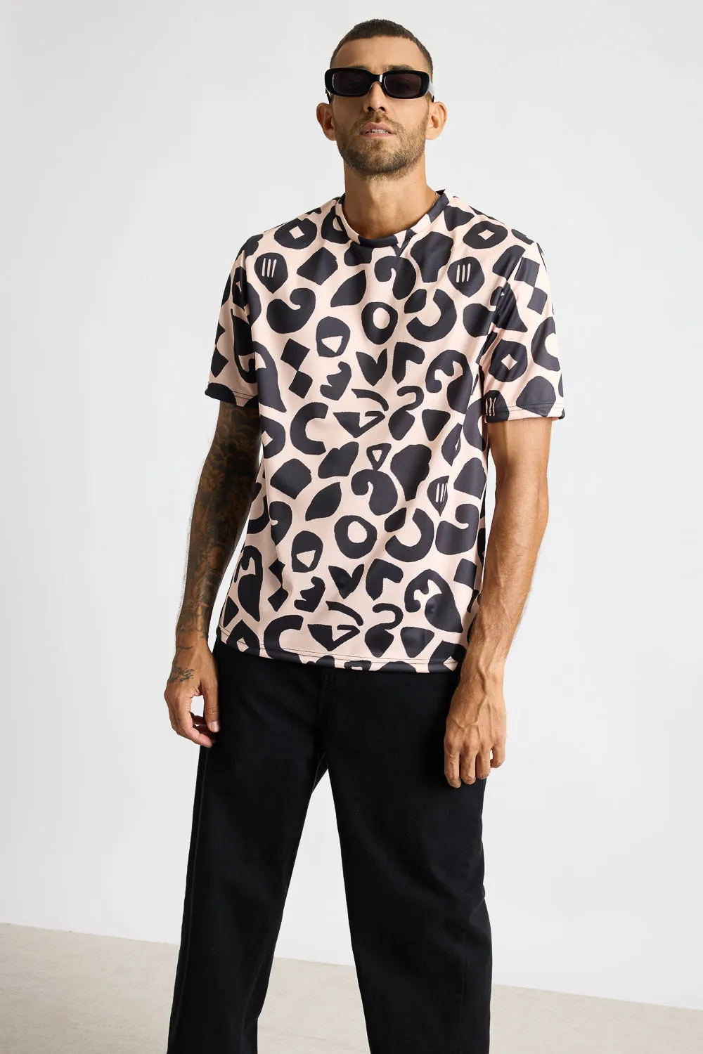 Printed Men's T-Shirt - Spotty