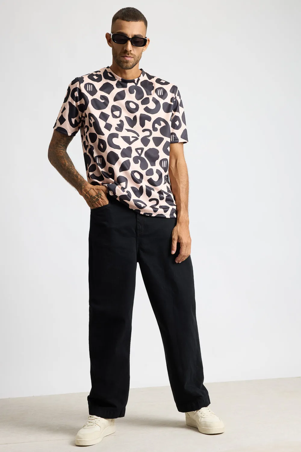 Printed Men's T-Shirt - Spotty