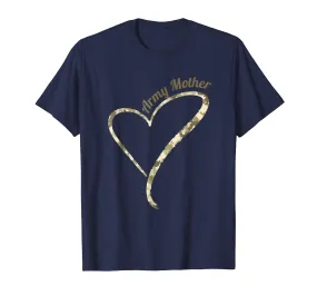 Proud Army Mother T-Shirt- Army Mom Camouflage Shirt