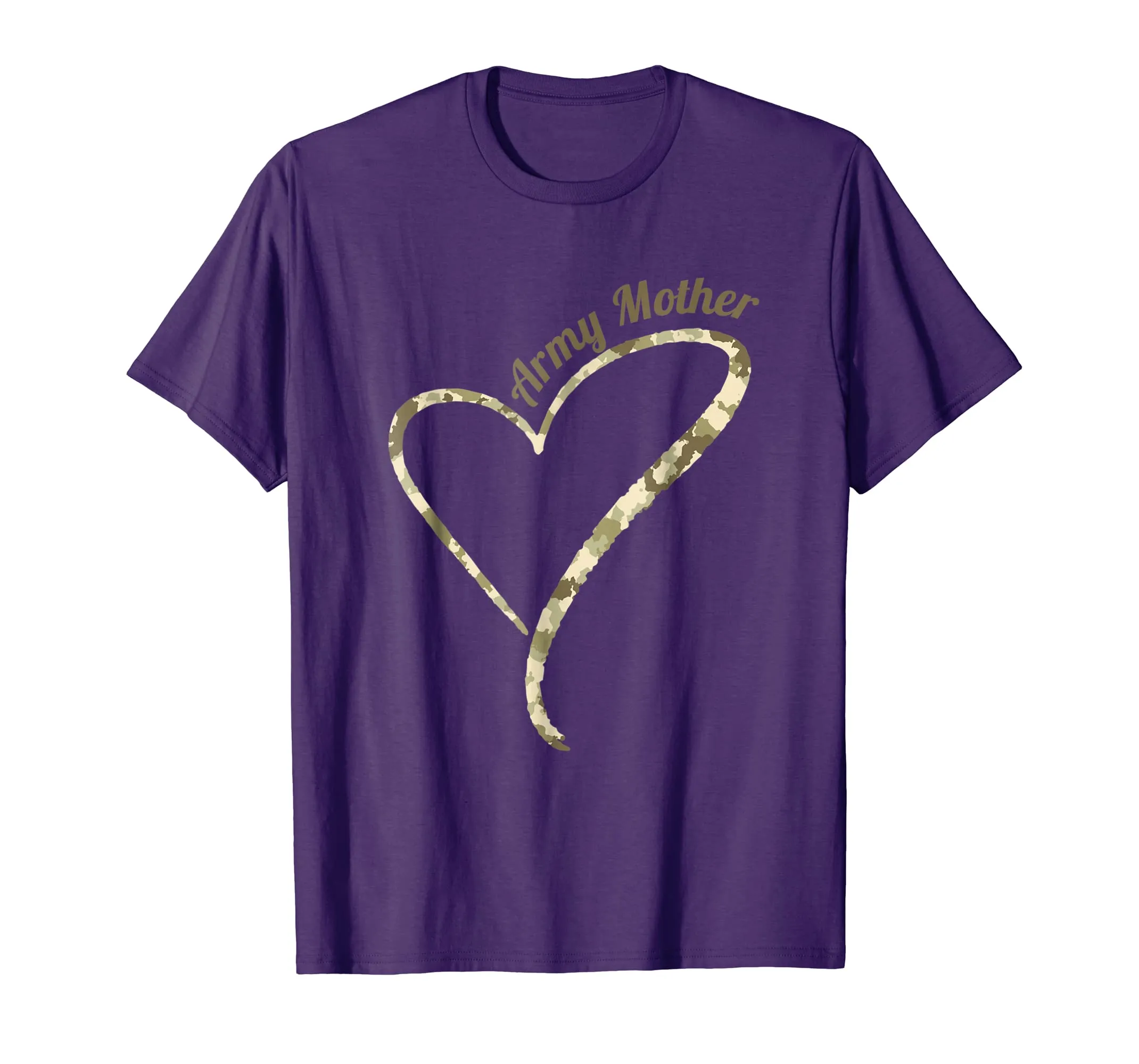 Proud Army Mother T-Shirt- Army Mom Camouflage Shirt