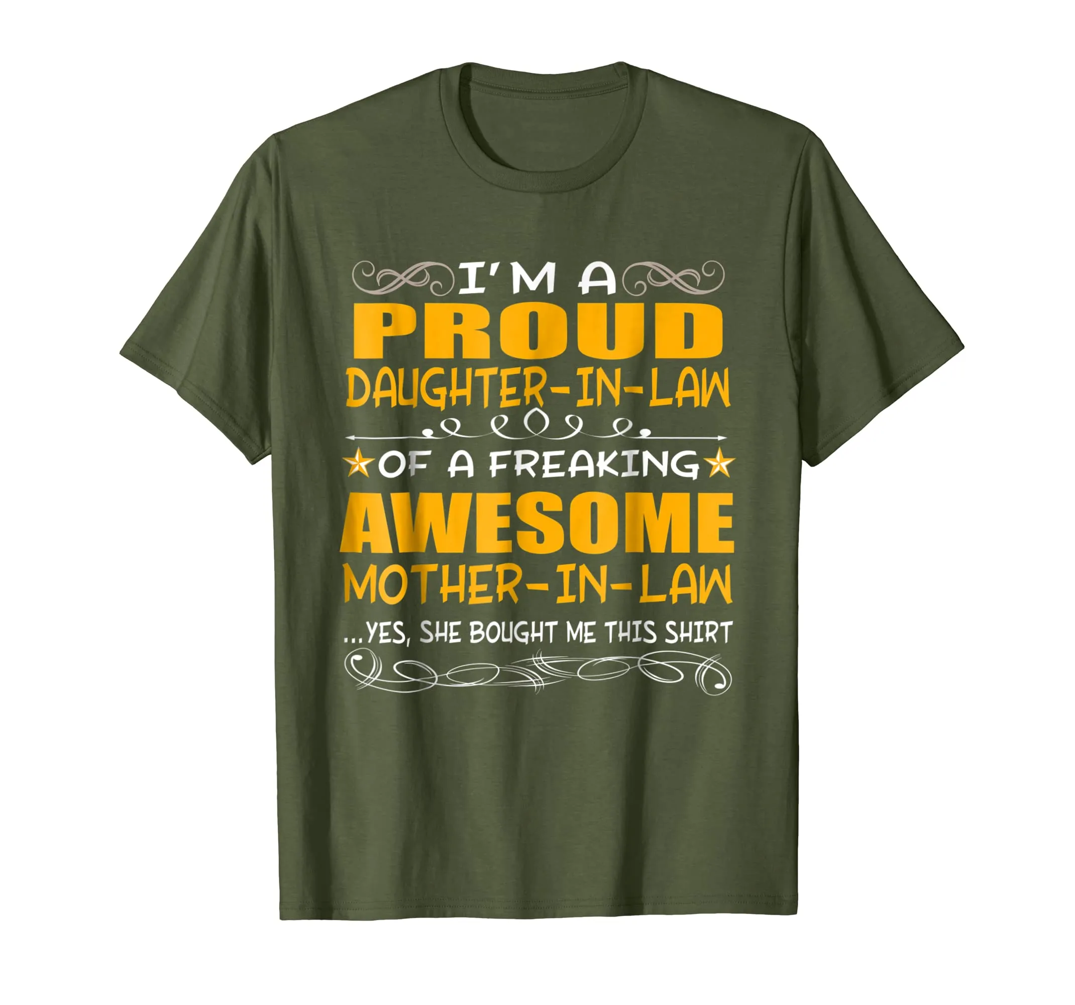 PROUD DAUGHTER IN LAW OF FREAKING AWESOME MOTHER SHIRT