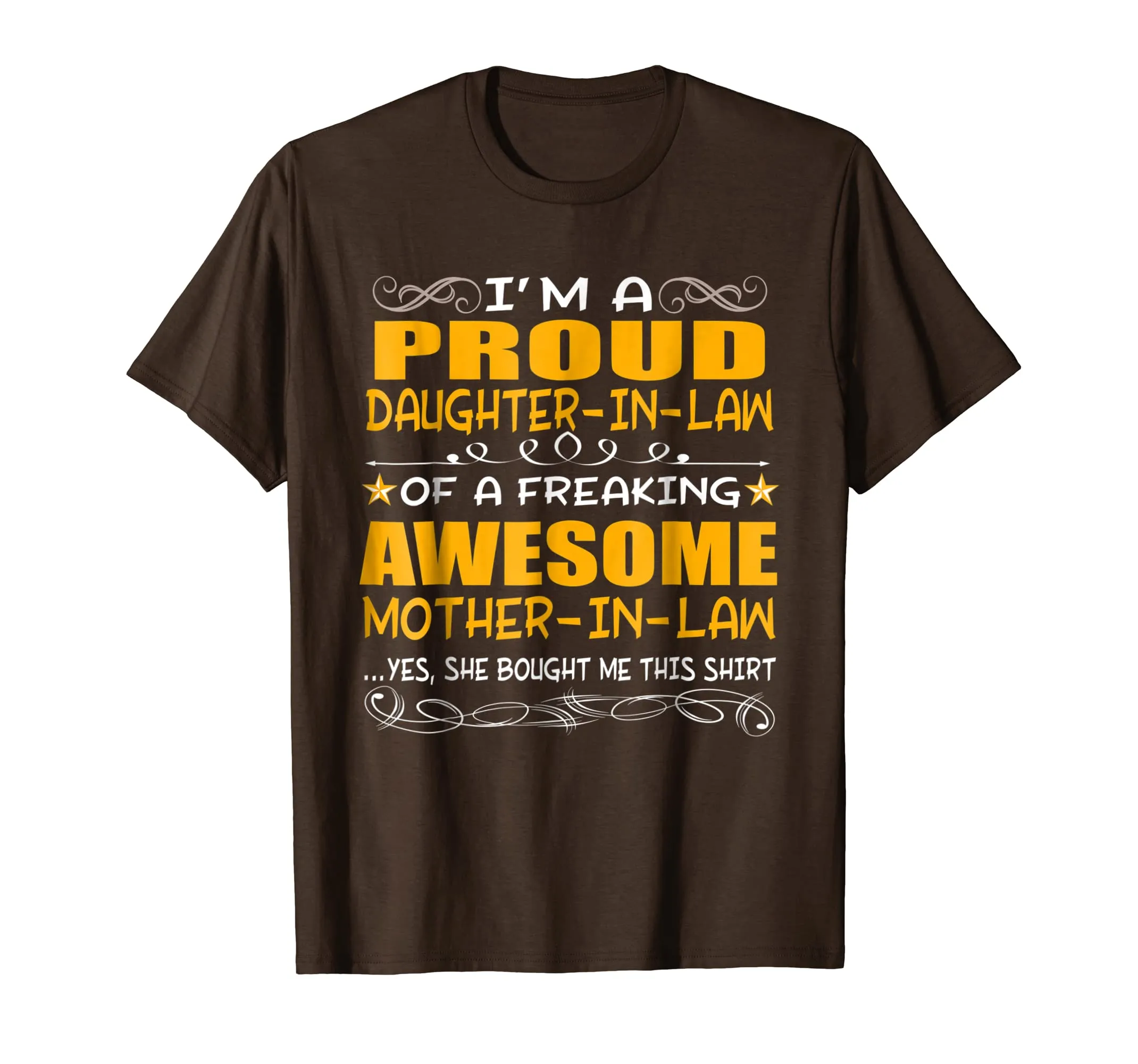 PROUD DAUGHTER IN LAW OF FREAKING AWESOME MOTHER SHIRT