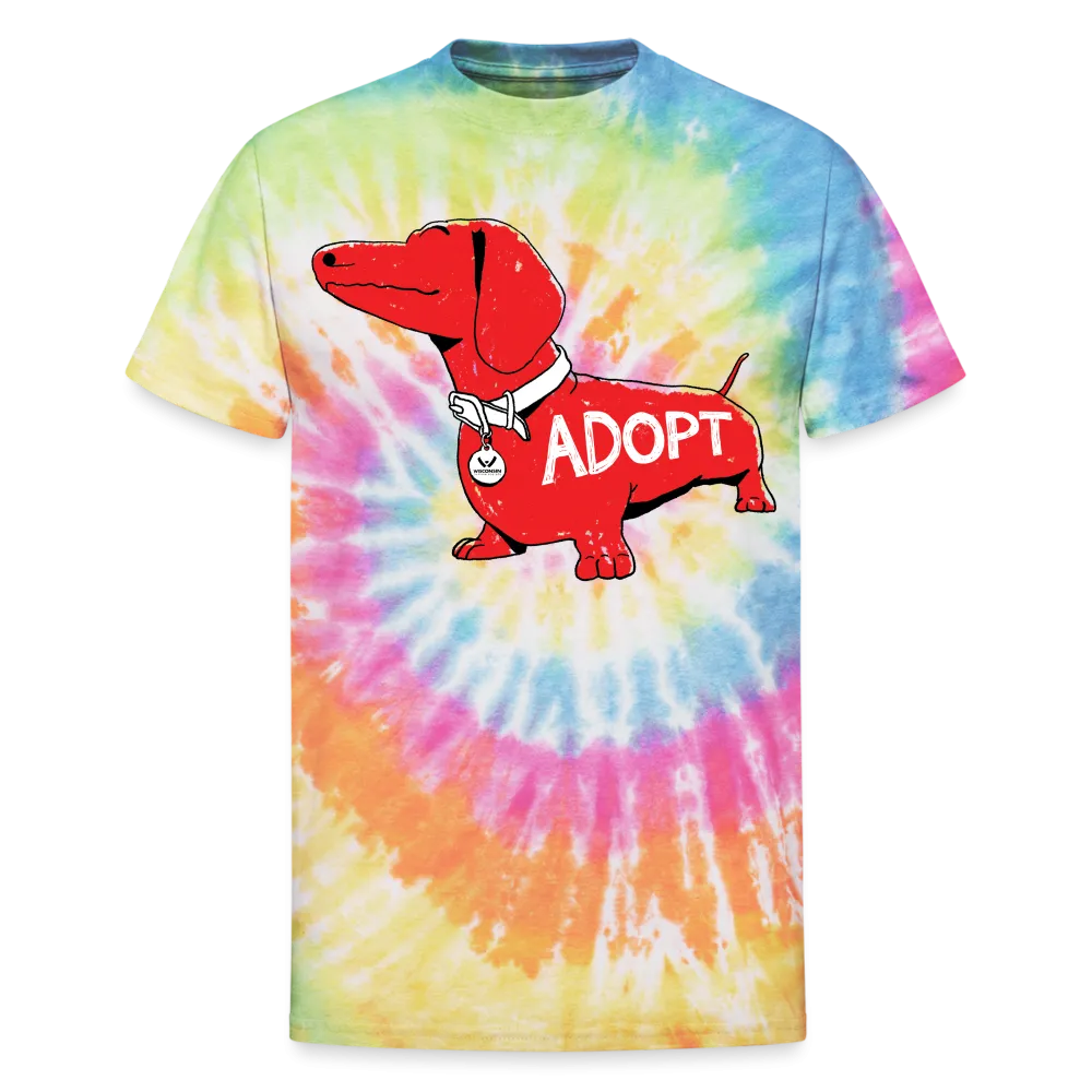 "Big Red Dog" Tie Dye T-Shirt