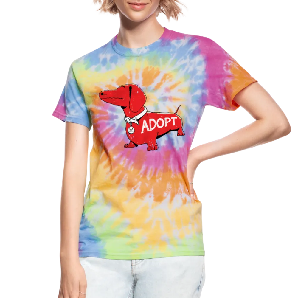 "Big Red Dog" Tie Dye T-Shirt