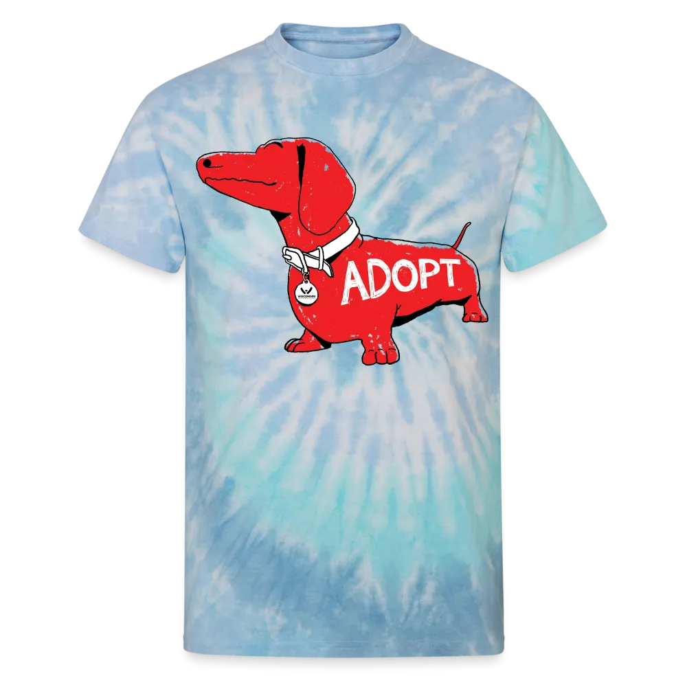"Big Red Dog" Tie Dye T-Shirt